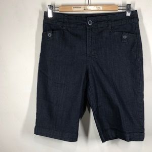 St. John’s Bay Bermuda denim shorts size 4